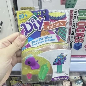 Zabawka DIY Animals - Figurka Jeż + Akcesoria, nakładka na ołówek Szybka wysyłka
