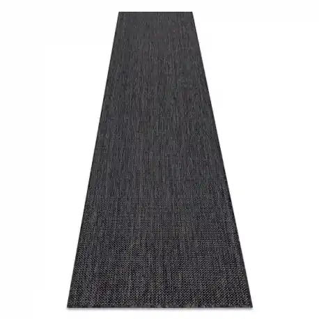 Wyjątkowa oferta Dywan, chodnik SZNURKOWY SIZAL SION A5165A Melanż płaskie tkanie czarny