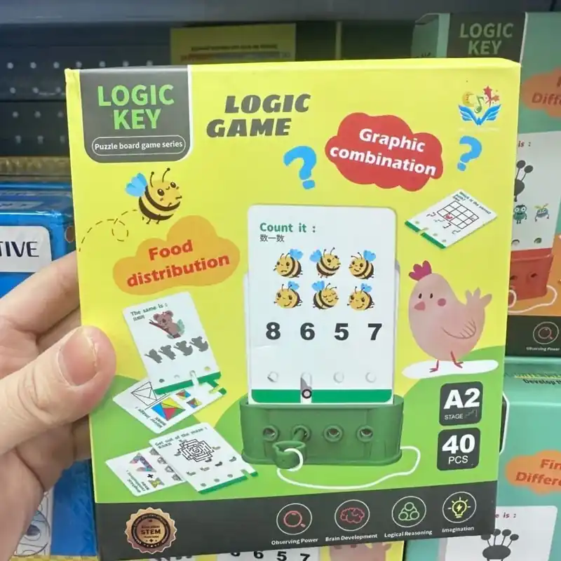 Gra logiczna Logic Key 40 elementów, STEM, Part-I Ekspresowa dostawa