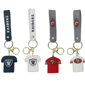 Zniżka Brelok gumowy koszulka NFL Raiders / 49ers mix wzorów