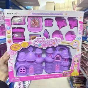 Najlepsza cena Zestaw Zabawek Beauty Home z Akcesoriami, Zamek i Mebelki, Różowy