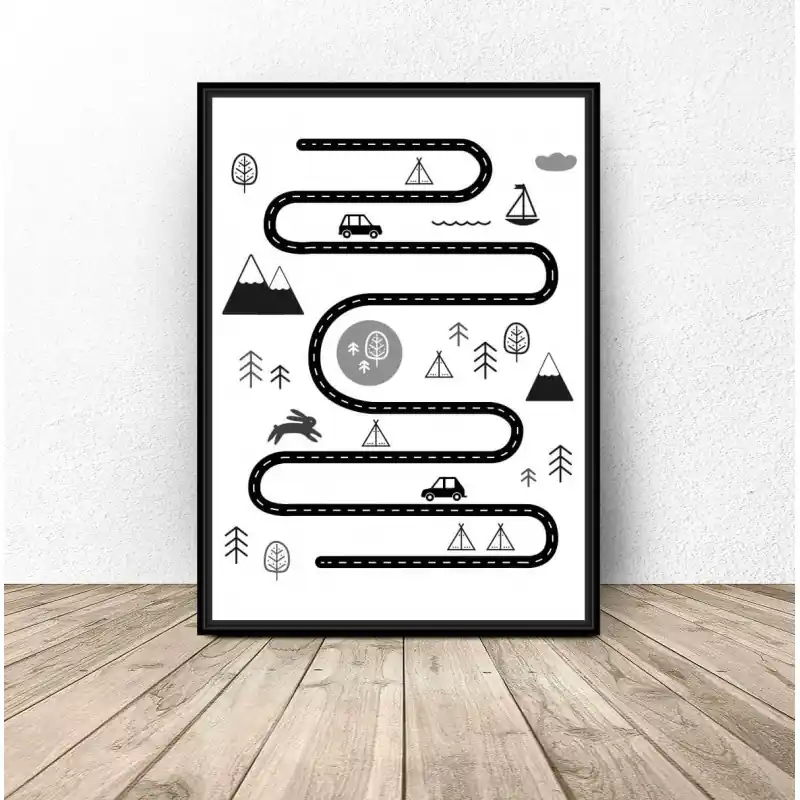 Oferta Plakat dla dzieci "Podróżnik"