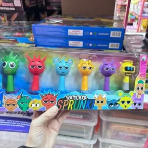 Figurki kolekcjonerskie Youtuber Sprunki, zestaw 6 szt. kolorowe Ostatnie sztuki