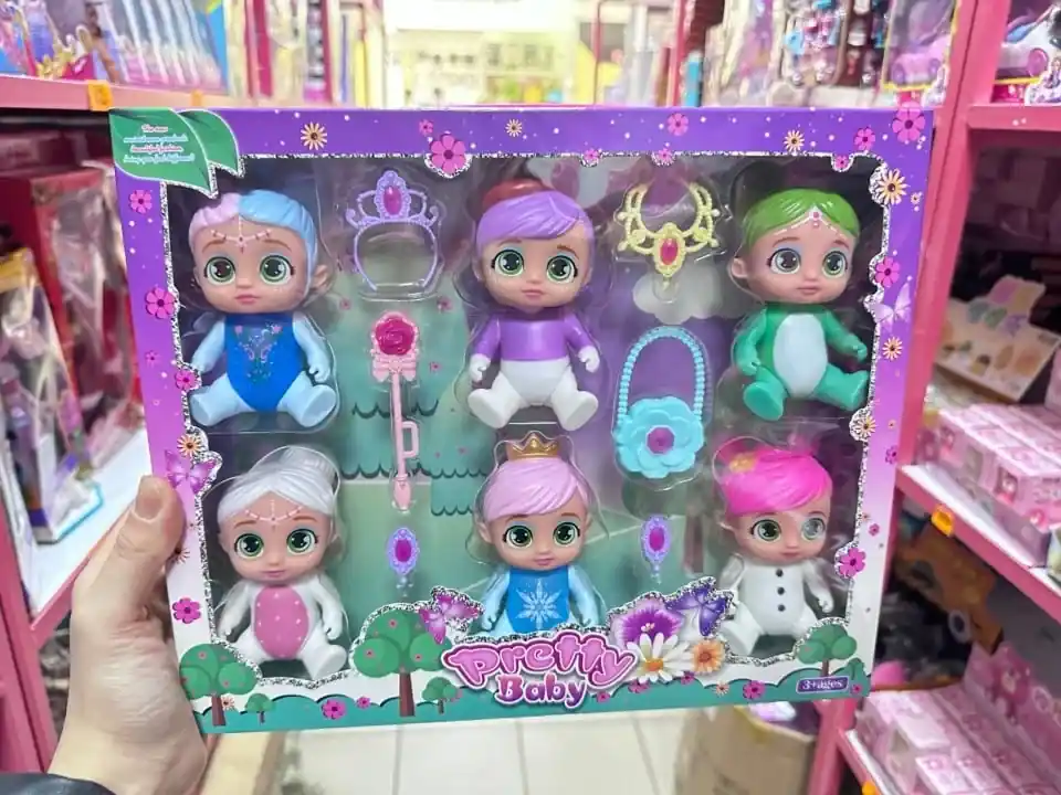Zestaw 6 lalek Pretty Baby z akcesoriami i biżuterią PK13076 Ostatnie sztuki