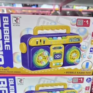 Zabawka Bubble Radio na Baterie, Fioletowo-Żółta, 3+ Bezpieczna płatność