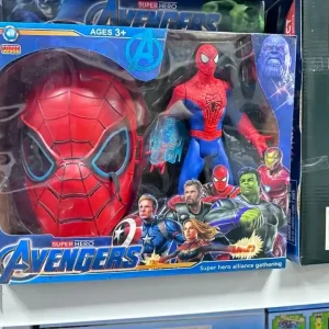 Zestaw Figurka Spider-Man i Maska Avengers z Dźwiękiem i Światłem Szybka dostawa
