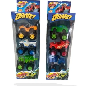 Ostatnia szansa Zestaw 6 aut terenowych Racer Drive! Monster Trucki plastikowe