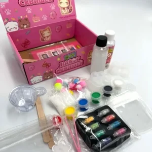 Zestaw DIY do tworzenia squishy z brokatem, foremkami i farbkami Wybór klientów