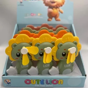 Wiatraczek ręczny Cute Lion Fan Toys Series, mix kolorów, 12 szt. Ekspresowa dostawa