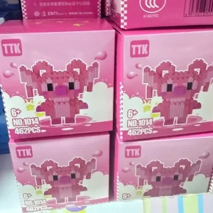 Klocki Konstrukcyjne Stitch Angel Różowy 462PCS TTK NO.1014 Wyprzedaż