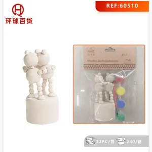 Zabawki Drewniane Figurki 9cm do Malowania Zestaw DIY PK14223 Zamów teraz
