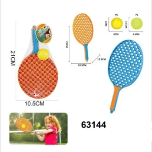 Tylko dziś Zestaw do Zabawy Tenis 21cm - 2 Rakietki i Piłki (PK14260)