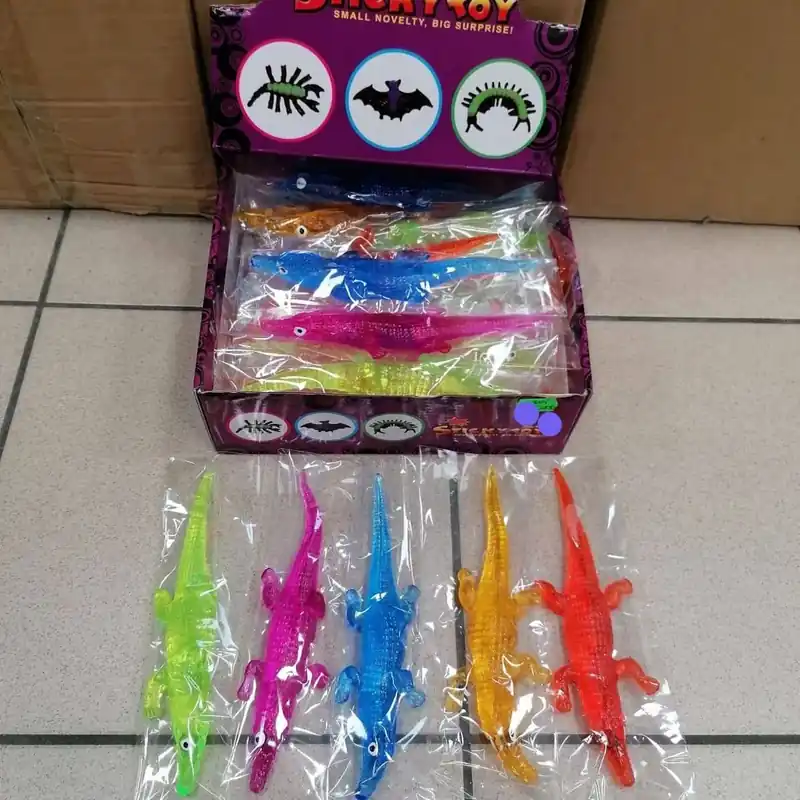 Zamów dziś Zabawka Squeeze Sticky Toy Krokodyl - 35 szt. Mix Kolorów