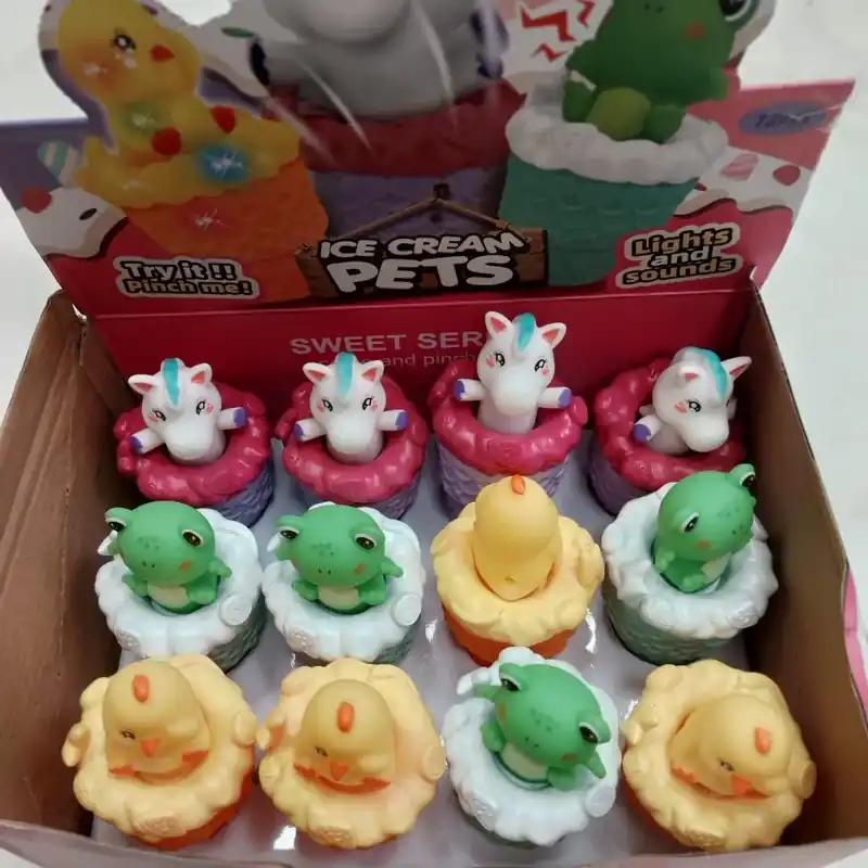 Tani Zabawka Ice Cream Pets Lights & Sounds - Mix Zwierzątek 12szt