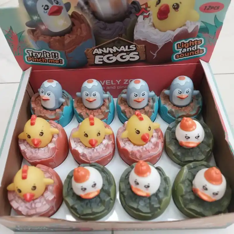 Zabawka Animals Eggs Lights & Sounds - Jajka ze zwierzątkami 12 szt. Tani