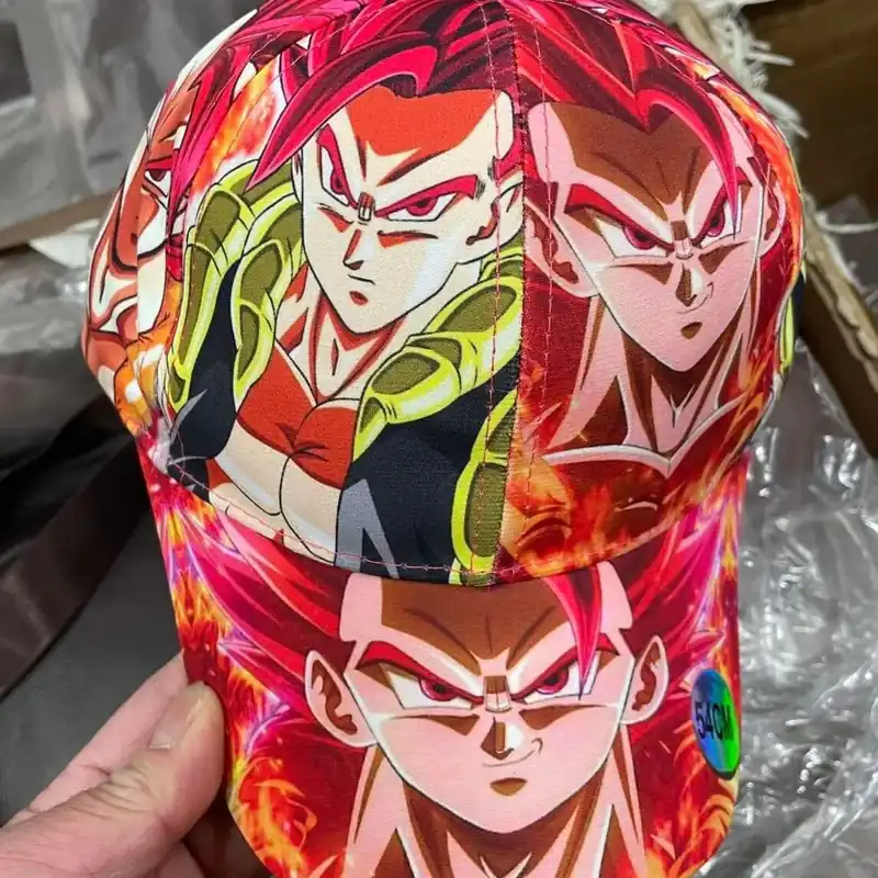 Tani Czapki dla Dzieci z Daszkiem 54cm Anime Dragon Ball Super Saiyan