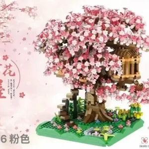 Zabawki Klocki Drzewo Wiśniowe Sakura Domek 32076 Nowość