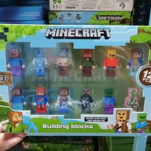 Zestaw 12 figurek Minecraft - klocki postacie w pudełku 3+ Tylko do końca tygodnia
