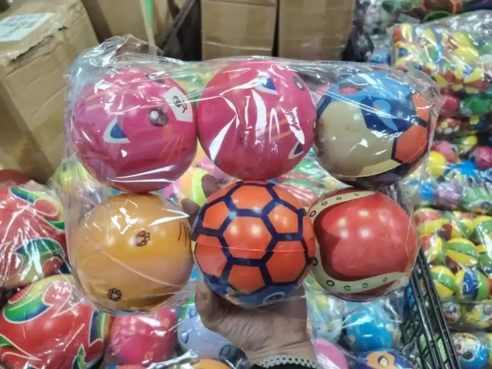 Zabawka Piłka dla Dzieci Miękka Piankowa Mix Wzorów 12 szt Wyjątkowa oferta