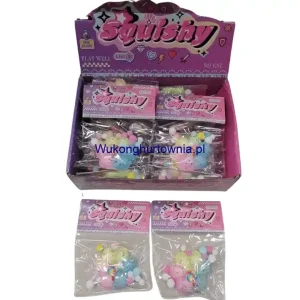 Zabawka Squishy Gniotki Łapki Brokatowe Pastelowe 20 szt. Obniżka ceny