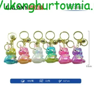 Wybór klientów Brelok do Kluczy Jednorożec Opalizujący 9.5cm - 12 szt.
