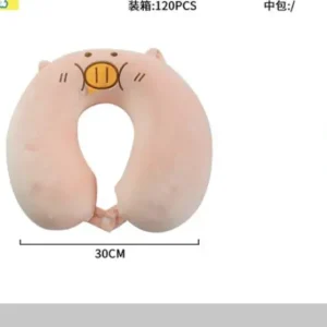 Wyjątkowa oferta Poduszka Maskotka Rogal Podróżny Świnka 30cm