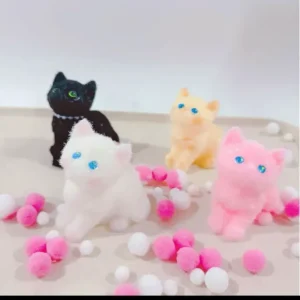 Zabawka Squeeze Toys Kotki Futrzaste 16 szt. PK16563 Dostępne od ręki