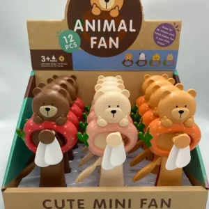 Zabawka Cute Mini Fan Ręczny Wiatraczek Zwierzątka 12 szt. Dodaj do koszyka
