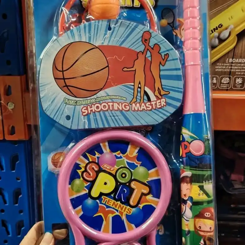 Zestaw Sportowy 3w1 Dynamic Shooting Master Tenis Kosz Bejsbol Ostatnie sztuki