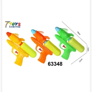 Ostatnia szansa Pistolety wodne 19cm z zewnętrznym zbiornikiem, mix 12 szt.
