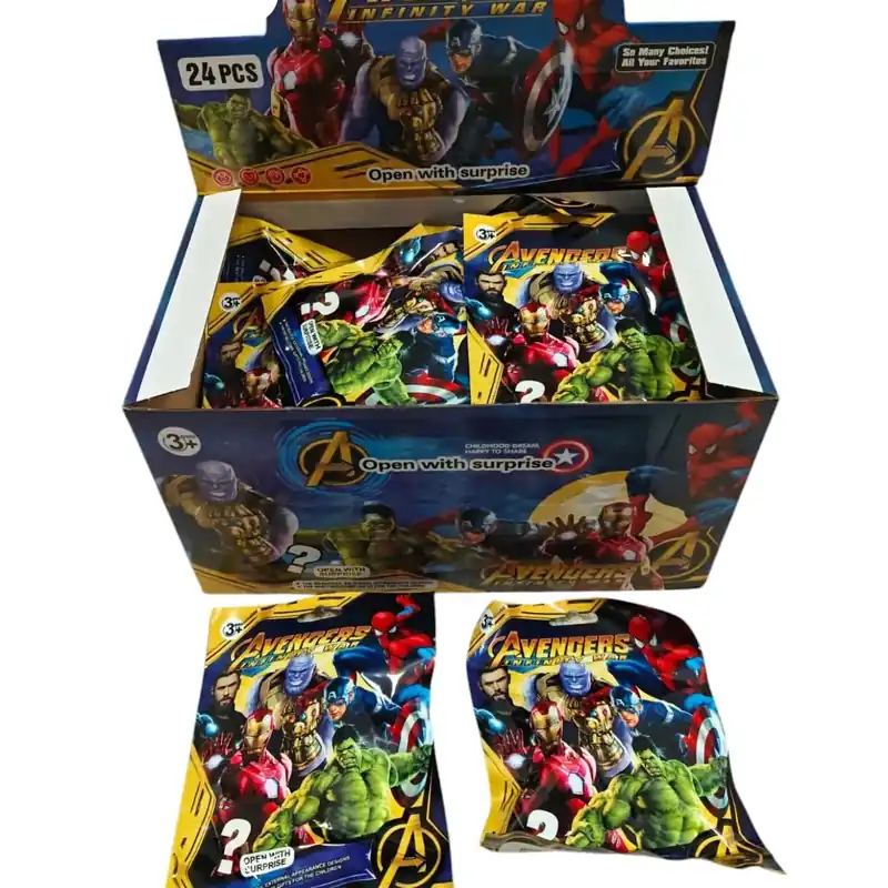 Saszetki Avengers Infinity War - Niespodzianka, Display 24 szt. Bezpieczne zakupy