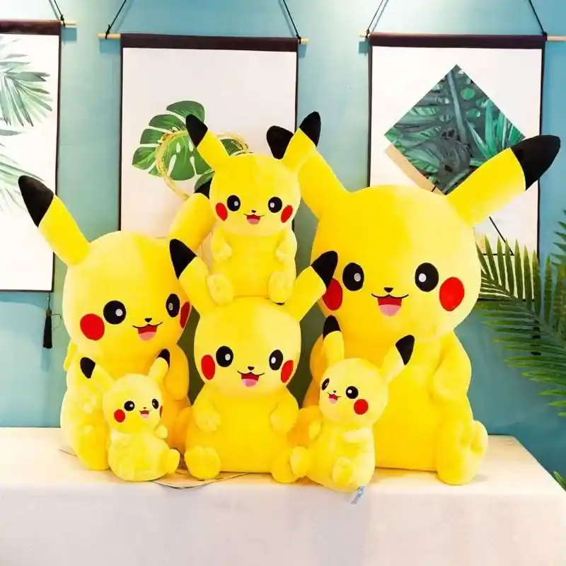 Taniej Maskotka Pluszowa Pikachu 45cm Miękki Plusz Żółty