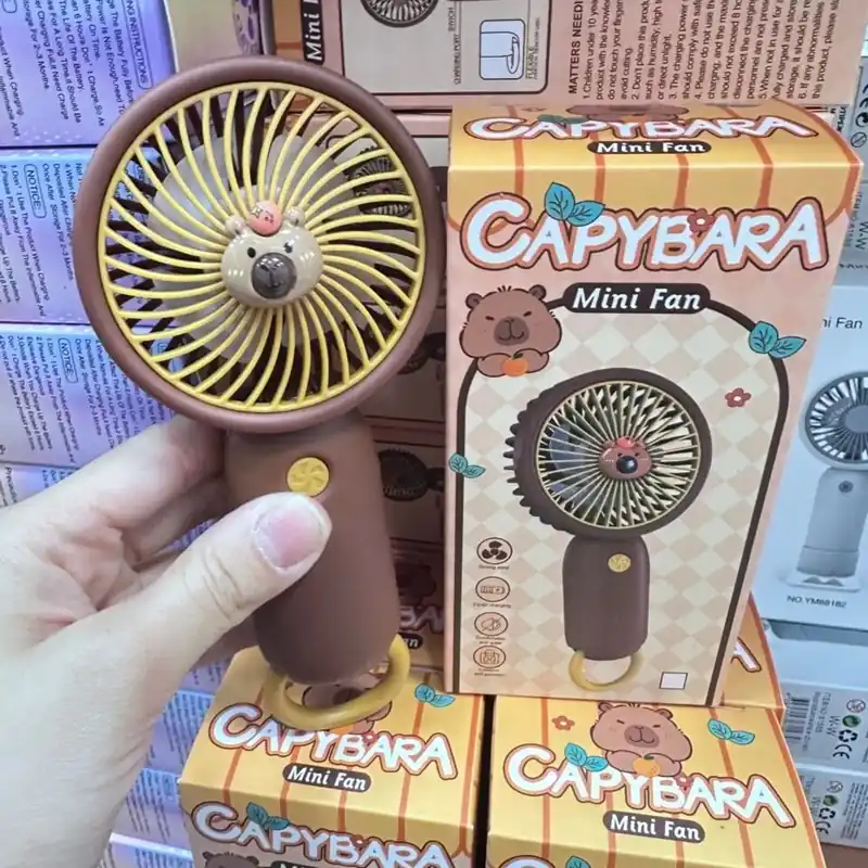 Zabawka Mini Fan Kapibara - Przenośny Wentylator USB Zamów teraz
