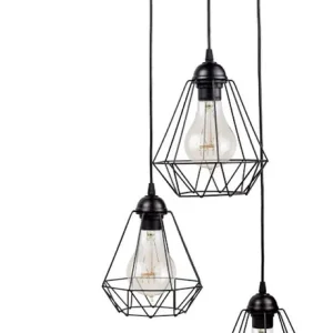 Okazja Potrójna lampa wisząca Triplo Diamante