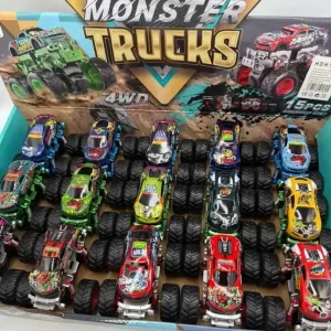 Wyprzedaż Samochód Monster Trucks 4WD Die-Cast - 15 szt.