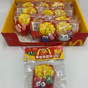 Zabawka French Fries Pinch Gniotek Antystresowy Frytki 12szt Bezpieczne zakupy