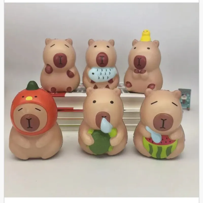 Zabawka Squishy Kapibara - Mix Wzorów Antystresowych, 24 szt. Do wyczerpania zapasów