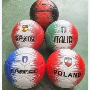 Zabawka Piłka Nożna Mini Flagi Narodowe Mix, 6 szt. Premium