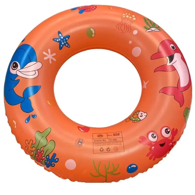 Taniej Koło Dmuchane 80cm - Wzór Morski Mix Kolorów