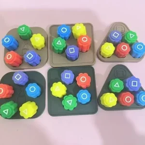 Zabawka Gongi Squid Game - Mini Układanka Logiczna 24szt Nowy
