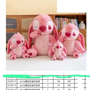 Wyprzedaż Maskotka Pluszowa Stitch Różowy 45cm - Miękki Plusz