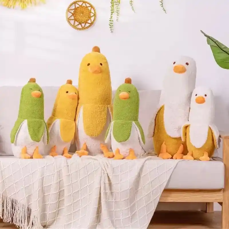 Wyprzedaż Maskotka Pluszowa 50cm Kaczka Banan Mix Kolorów