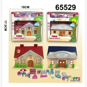 Zabawka Mini Dream House 18x17,5cm Zestaw z Akcesoriami Mix 65529 Oferta