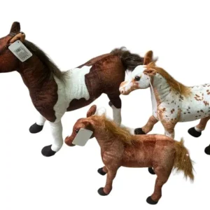 Wysoka jakość Maskotka Koń Pluszowy 40cm Mix Wzorów - Zabawka Animal