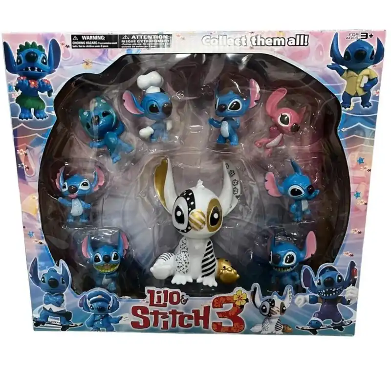 Zabawka Figurki Stitch - Zestaw Kolekcjonerski Lilo & Stitch 3 Oferta czasowa