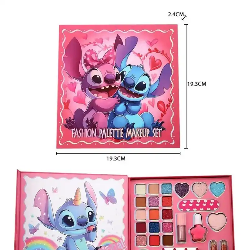 Zestaw Kosmetyczny dla Dzieci Stitch Fashion Palette 19,3x19,3cm Rabat