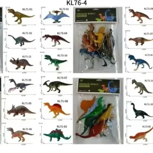 Zestaw figurek Dinozaury Dinosaur World Mix 12 szt. K74 Zniżka
