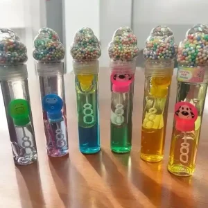 Zabawka Crystal Mud z Bańkami Mydlanymi i Figurkami, 12 szt. Łatwy zwrot
