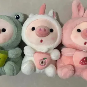 Taniej Maskotka Pluszowa Świnka w Przebraniu 25cm - Mix Wzorów