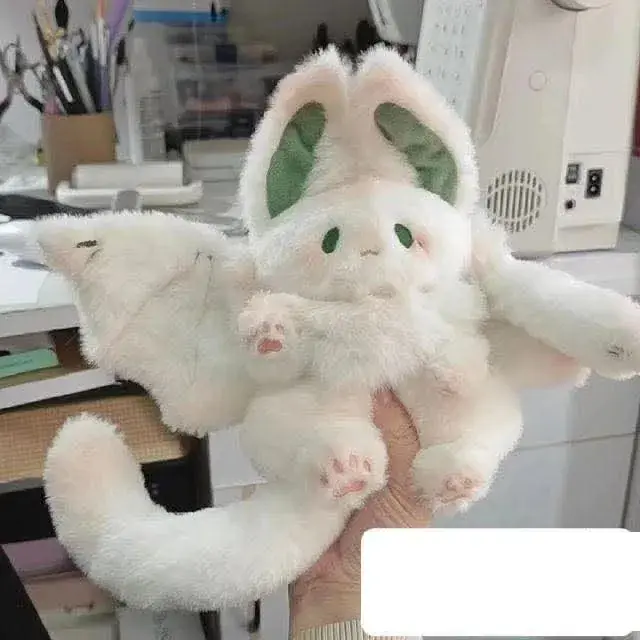 Wysoka jakość Maskotka Pluszowa 75cm Biały Fantazyjny Stworek ze Skrzydłami